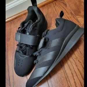 Adidas Men's Adipower Weightlifting Shoes Size 9 Black LIKE NEW